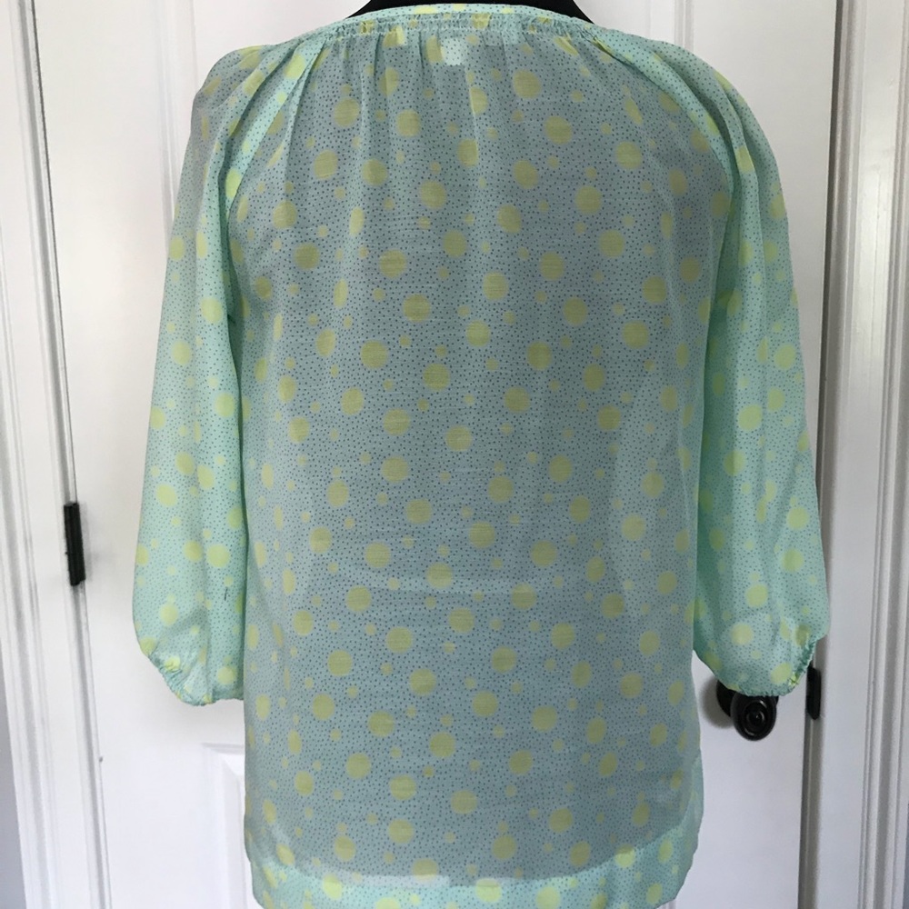 LOFT. Mint boho top. - Picture 7 of 7